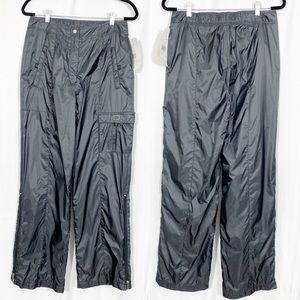 NILS Ludie Ski Shell Pants Waterproof Ripstop Insulated: Charcoal Grey